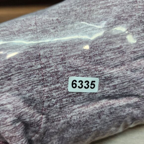 Womens Heather Purple Ascend Active Shirt Long Sleeve 1/2 Zip Mock Neck Size S - Picture 11 of 11